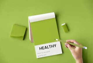 Healthy Eating Food Lifestyle Organic Wellness Graphic