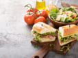 Italian sandwich for lunch