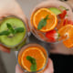 Fun party with drinks