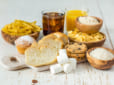 Selection of bad sources carbohydrates, copy space