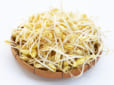 Fresh soybean sprouts for cooking.